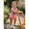 thumbnail image 6 of BemeyourBBs Newborn Baby Girl Boy 4th of July Outfit Independent Day Patriot Clothes Knit Sweater Romper Overalls Flag Sleeveless Bodysuit Jumpsuit Infant Baby Girl Boy Summer Clothes, 6 of 9