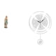thumbnail image 5 of Estatua de Lutero,Estatua de la Virgen María Figura Colección Religiosa,Figura de resina y la Dama de Lutero,Reloj de pared,Reloj de pared decorativo para baño o dormitorio, 5 of 8