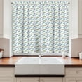 thumbnail image 2 of Ambesonne Reptile Kitchen Curtains, Watercolor Chameleon, 55"x39", Multicolor, 2 of 3