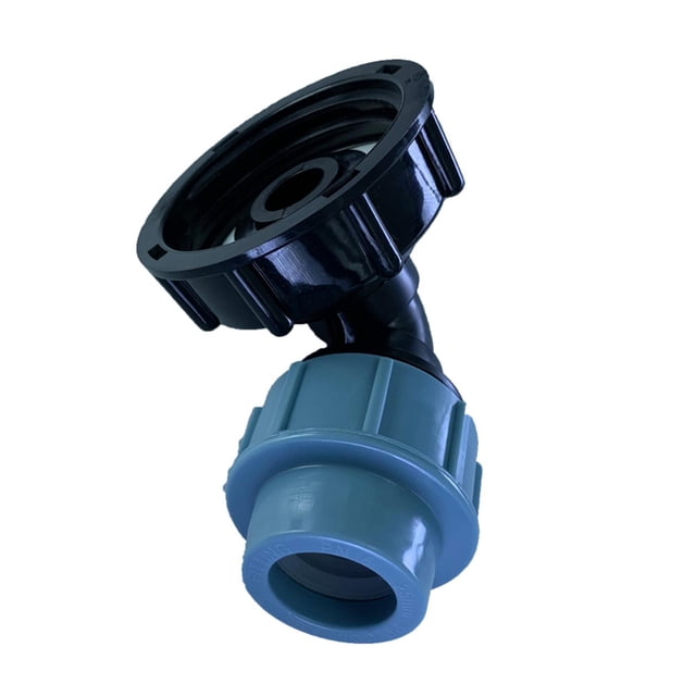 1 unidad S60x6, rosca de ín, adaptador IBC, adaptador de latón, de salida de latón, válvula de repuesto, válvula de repuesto Exterior derecho DN20 shamjiam adaptador de tanque de grifo