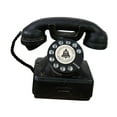 thumbnail image 5 of Rotary Dialing Telephone Statue Antique Corded Telephone for Cafe Desk Hotel, 5 of 8