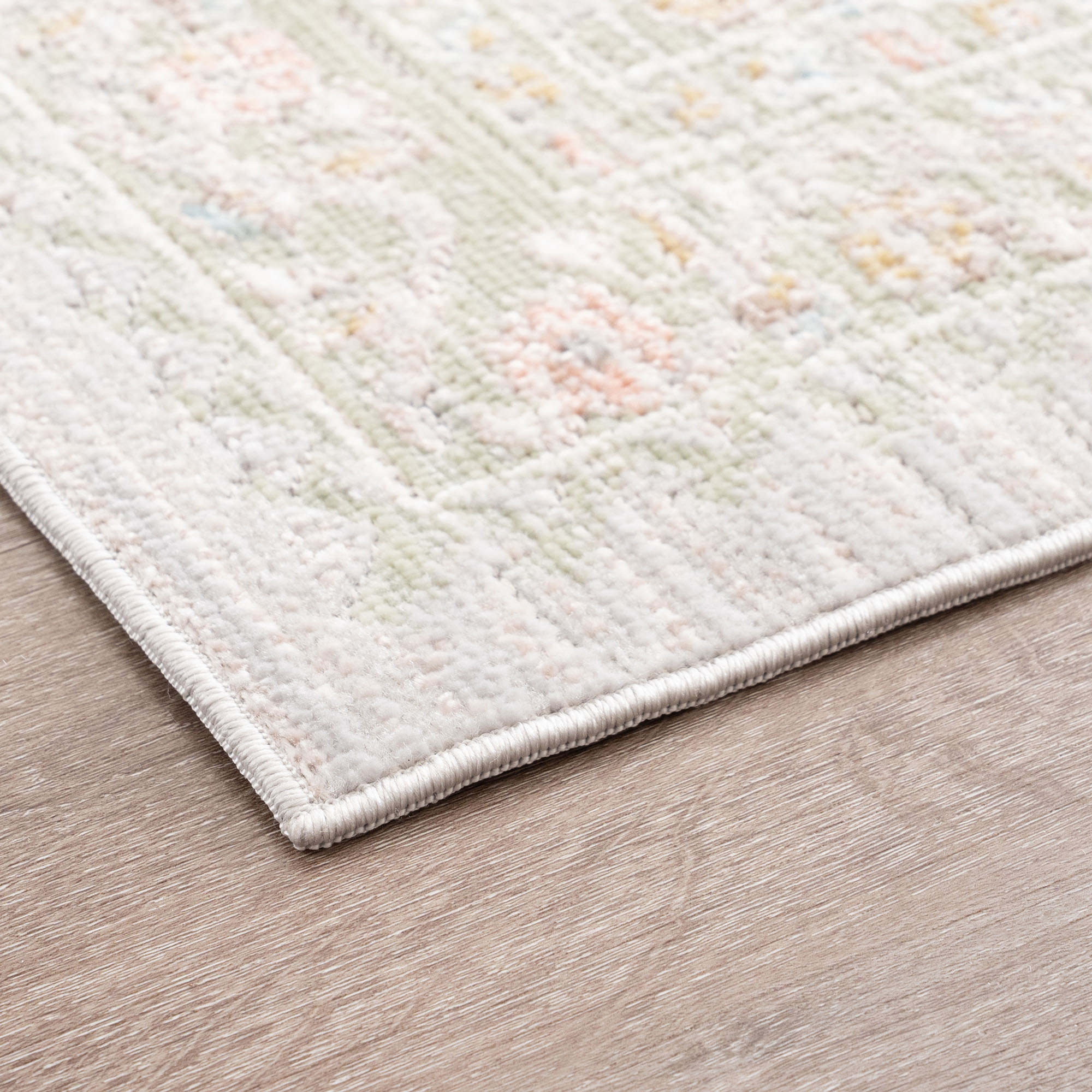 Crestwood Traditional Oriental 2x3 Sage and Gold Polyester Indoor Area Rug, 2' x 3'