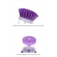 thumbnail image 3 of Hydraulic Plastic washing brush pot, Pan Dish Bowl Palm Brush Scrubber Cleaning, Soap Dispensing Brush for Dish Pot Pan Sink Cleaning(Purple, 3.14 x 1.96 in), 3 of 4