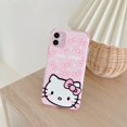 thumbnail image 2 of Cute Cartoon Hello Kitty Funda para teléfono celular para iPhone Funda protectora para teléfono móvil de cuero suave a prueba de golpes para iPhone Adepaton CW-CC410-1, 2 of 2