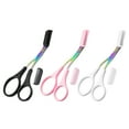 thumbnail image 2 of Eyebrow Scissors, Eyebrow Trimmers, Precision Eyebrow Trimming Scissors with Comb, Stainless Steel Non-Slip Ergonomic Handle 3PCS Set for Safe Hair Removal and Grooming, 2 of 9