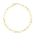 thumbnail image 4 of JewelStop 14K Yellow Gold Polished Finish Including 0.25in Extender Fancy Link Necklace with Pear Shaped Lobster Clasp - 18", 4 of 6