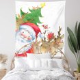 thumbnail image 2 of Tapiz de pared navideño con forma de alce de Papá Noel, 150 x 100 cm, microtela, 2 of 3