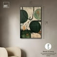thumbnail image 5 of Greenlight Breeze II Canvas Green Abstract Art by Art Remedy, Black Frame, 30" x 45", 5 of 7