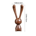 thumbnail image 3 of Massage Tool Wooden Massager Long Eared Rabbit Handheld Wooden Massage Ornament for Body Acupoints and Head Meridians Personalized Rabbit Shaped Nasal Scraper Relaxation Therapy Gift Home Spa Travel, 3 of 7