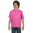 thumbnail image 1 of The Gildan Youth DryBlend 56 oz, 50/50 T-Shirt - AZALEA - XS, 1 of 2