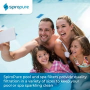 SpiroPure Replacement for Sherlock 120 Unicel C-9481 Pleatco PJ120-4 Filbur FC-1401 Hot Tub Spa Pool Filter Replacement Cartridge