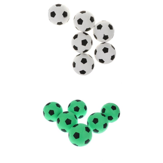 12 de fútbol hinchables de espuma EVA de 6,3 cm, juguetes de para interiores y exteriores