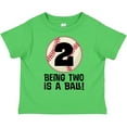 thumbnail image 3 of Inktastic 2nd Birthday Baseball 2 Year Old Boy Boys or Girls Toddler T-Shirt, 3 of 5