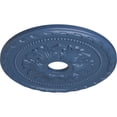 thumbnail image 3 of Ekena Millwork 20 7/8"OD x 3 5/8"ID x 1 5/8"P Palmetto Ceiling Medallion (Fits Canopies up to 5"), Hand-Painted Americana, 3 of 7