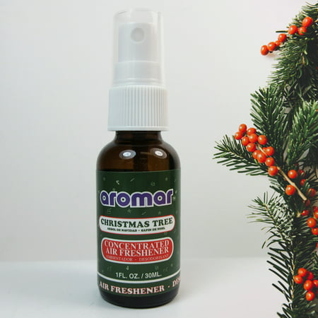1 Christmas Tree Air Freshener Spray Car Home Room Odor Eliminator Holiday
