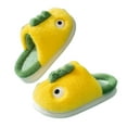 thumbnail image 7 of Ccpelsie Toddler Slippers Boys Girls House Shoes Cute Slipper for Home Indoor Winter Bedroom Non Slip Soft Warm shoes(Yellow,3), 7 of 7