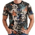 thumbnail image 2 of Random Graffiti Graphic Tees for Men 2026 Summer Casual Short Sleeve Crewneck Hop T Shirts Streetwear, 2 of 7