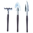 thumbnail image 1 of Coofit 3PCS Garden Tool Set Metal Transplant Trowel Narrow Garden Shovel Root Rake, 1 of 10