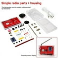 thumbnail image 3 of DIY Electronic Kit FM Radio Production Kit Circuit Board Making Loose Parts Receiver RDA5087 3W Speaker with Antenna, 3 of 8