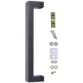 thumbnail image 3 of 12in Modern Sliding Door Handle Black Kit Door Knobs Handle Stainless Steel Door, 3 of 12