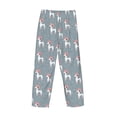 thumbnail image 3 of Vsdgher Cartoon Poodle Dog Print Mens Pajama Pants Sleep & Lounge Pants, PJ Bottoms With elastic waistb and Pockets, 3 of 5
