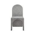 thumbnail image 5 of Meridian Furniture Summer Grey Velvet Dining Side Chair (Set of 2), 5 of 6