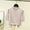 #405-Pink, variant on Ounisa Women's Oversized Crewneck Three-Quarter Short Sleeve Dropped Shoulder Pullover Spring Outfits