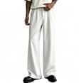 thumbnail image 2 of Men Big Tall 4-Way Stretch Double Pleated Microfiber Business Slacks S-XL, 2 of 7
