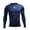 Dark Blue, variant on KELME Men's Cool Dry Compression Shirt Long Sleeve – Sports Base Layer