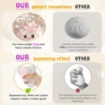 thumbnail image 4 of Glitter Dumpling Squishy, Dumpling Squishies Mystery Box, Viral Bao Bun Squeeze Toys, Colorful Sensory Fidget Toys for Stress Relief, Stretchy Desk Toys, Party Favor Gift for Teens & Adults  (White), 4 of 7