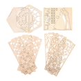 thumbnail image 4 of 1PC DIY Wooden Hollow Hexagonal Wedding Cards Signin Box Wedding Use Box, 4 of 5