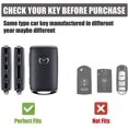 thumbnail image 2 of HSHDLDF pour Mazda Couvercle de Clé Compatible avec Mazda 3 6 CX 5 9 30 50 Protecteur de Clé Intelligent, 2 of 6