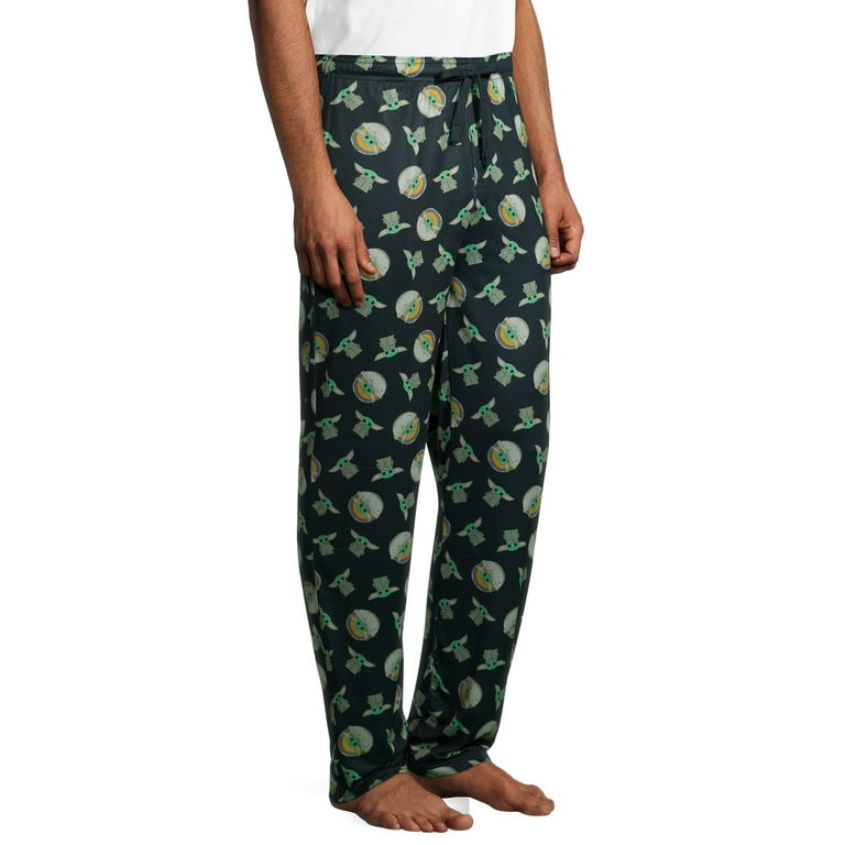 Star Wars The Mandalorian Men s The Child Baby Yoda Allover Print Pajama Pants