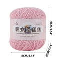 thumbnail image 2 of Up to 50% off Thick Yarn Hwkond Lace Thread DIY Woven Mercerized kid Fine Thread Crochet Yarn,(Flesh Pink), 2 of 6