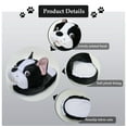 thumbnail image 4 of Onmygogo Fuzzy Winter Animal Plush Indoor Slippers for Women and Men(Size 9-10.5, boston), 4 of 5