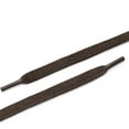 thumbnail image 4 of INSPIRE CHIC Unisex 2 Pairs Waxed Cotton Flat Shoelaces for Work Boots Casual Shoes Dark Brown 120cm / 47.24", 4 of 4