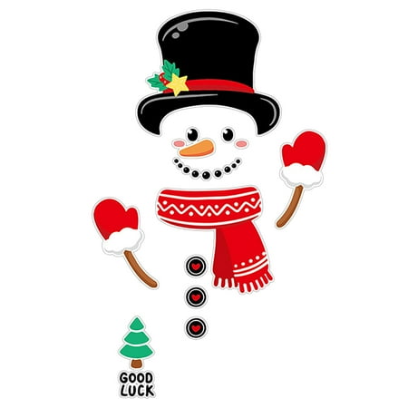 

Vokewalm Christmas Refrigerator Magnet Set Cute Fridge Magnet Stickers