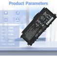 thumbnail image 2 of PV03XL PP03XL Laptop Battery for HP Pavilion X360 14-DK 14-DK0000 14-DK1032WM 14-DK1035WM 14-DK1025WM Series Laptop 43.3Wh 3750mAh, 2 of 4