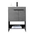 thumbnail image 4 of Fine Fixtures Phoenix 24 in. W x 18.5 in. D x 33.5 in. H Bathroom Vanity in Rustic White with White Ceramic Sink (Full Assembly Required), 4 of 6