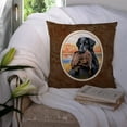 thumbnail image 3 of Carolines Treasures 7032PW1414 Flat Coated Retriever Fabric Decorative Pillow  14Hx14W multicolor, 3 of 4