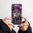 thumbnail image 3 of Babaite-funda de teléfono Demon Slayer, carcasa de arte brillante para IPhone 15, 8, 7, 6, 6S Plus, X, SE, 2020, XR, XS, 14, 11, 12, 13, Mini Pro Max, 3 of 5
