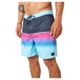 thumbnail image 2 of Allover Semi Elastic Elasticated Boardshorts [Retro Blue], 2 of 3