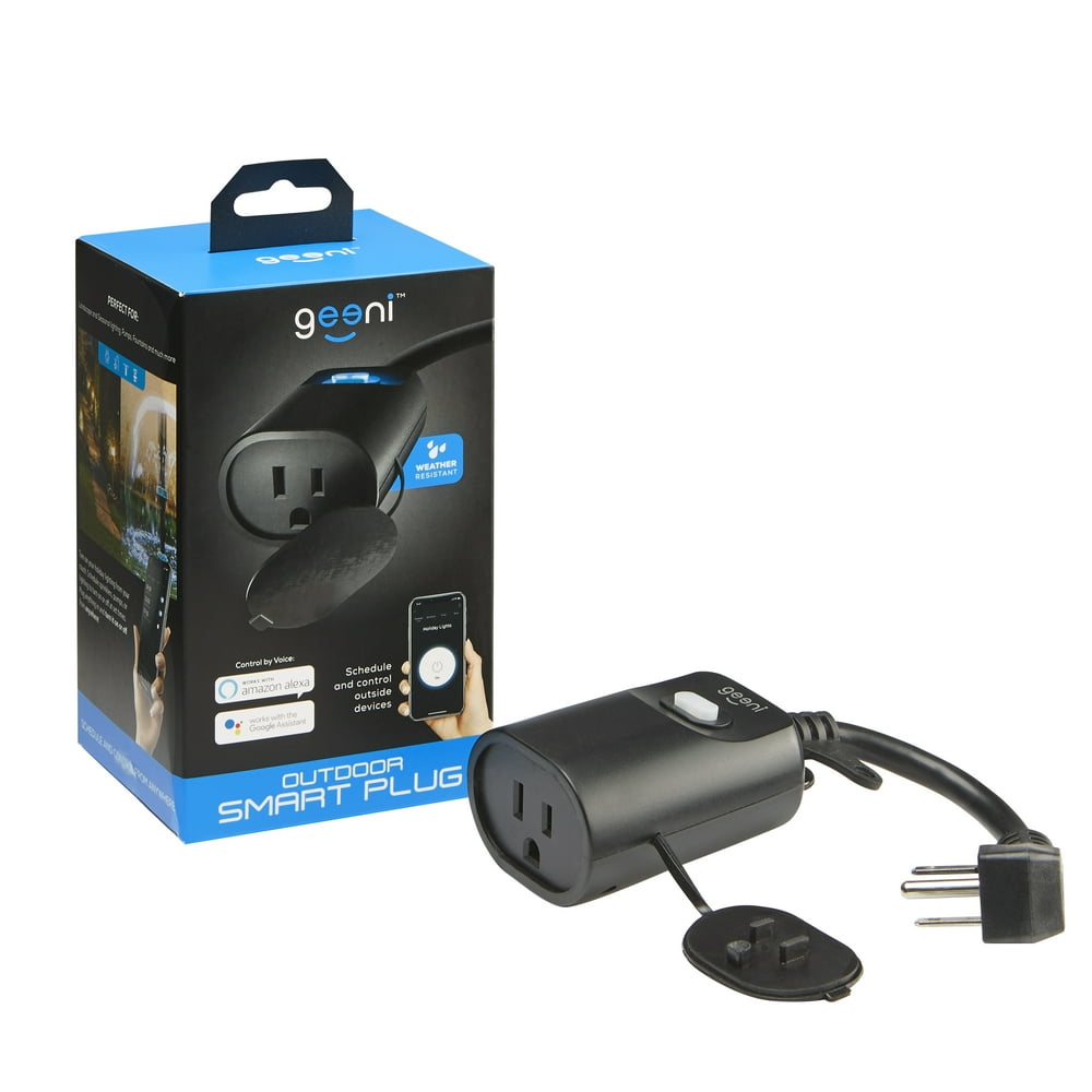 Geeni Indoor/Outdoor Smart WiFi Plug, No Hub Required