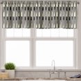 thumbnail image 2 of Ambesonne Black and White Valance & Curtain 3 Pcs Set, Butcher Dream Print, 55"x36", Coconut Charcoal Grey, 2 of 7