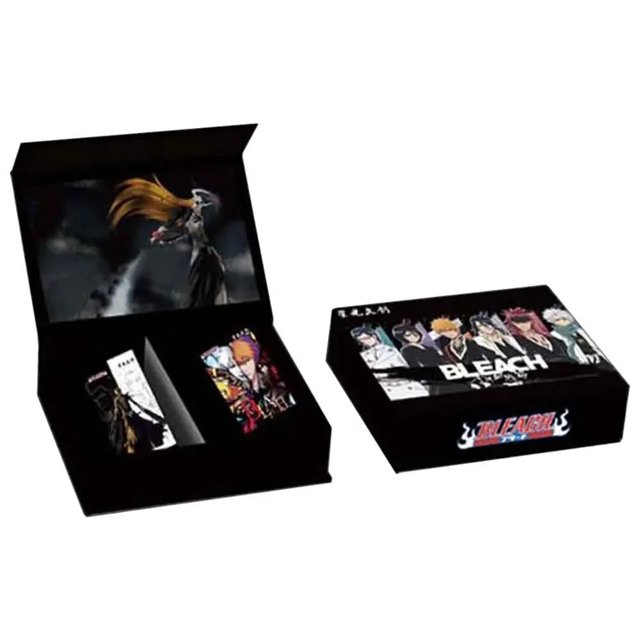 Tarjeta Bleach Millennium Blood War, personajes de Anime, tarjeta de Metal limitada, juegos de cartas 3D, tarjetas de colección, juguetes de regalo