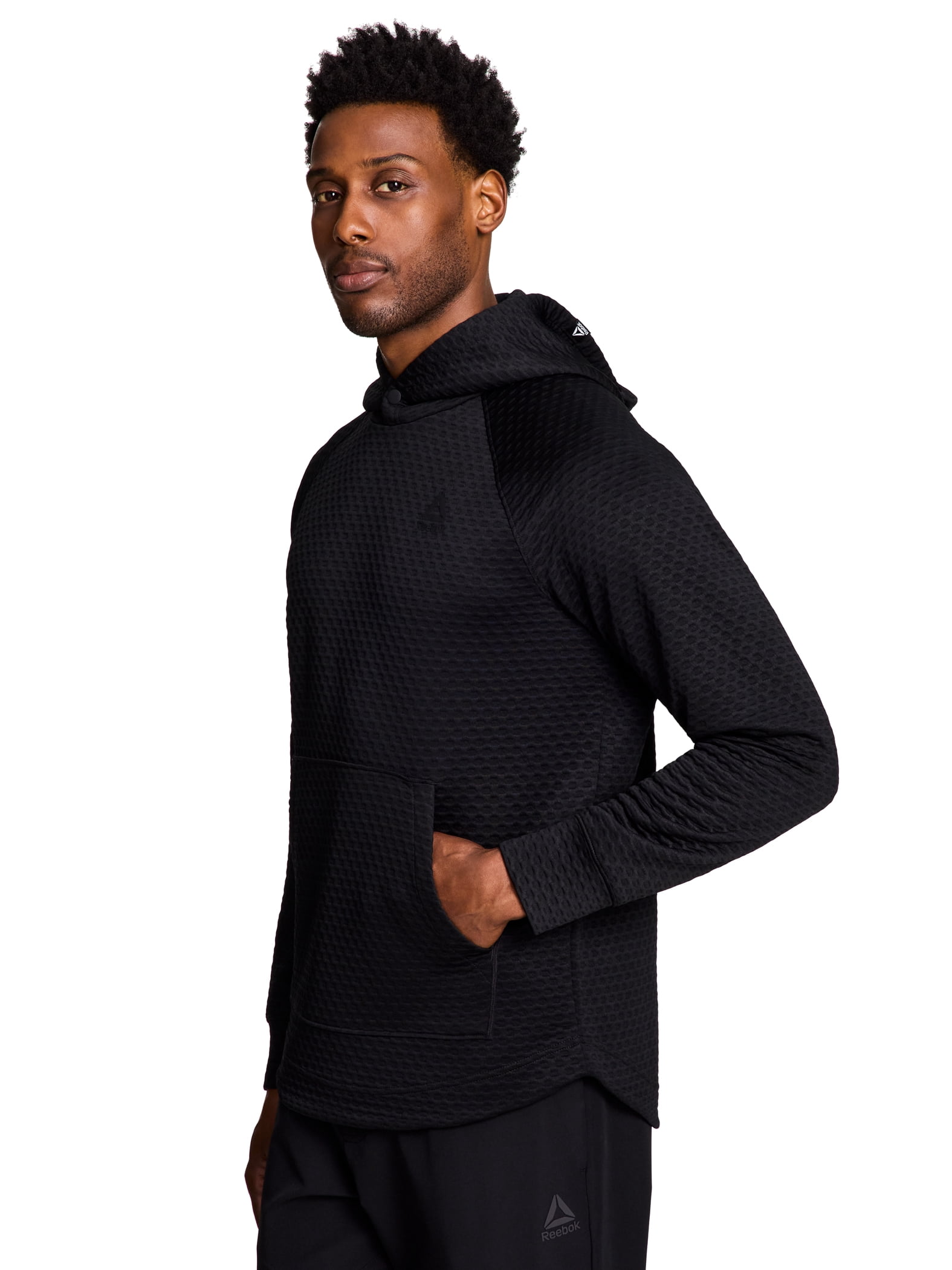 Reebok Men's and Big Men's Surge Textured Knit Pullover Hoodie Sweatshirt, Sizes S-3XL
