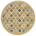 thumbnail image 4 of SAFAVIEH Evoke Charlotte Floral Area Rug, Gold/Ivory, 6'7" x 6'7" Round, 4 of 6