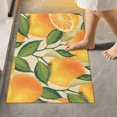 thumbnail image 2 of GZHJMY Orange Fruit Bathroom Rug Rectangular Bath Mat Non Slip Bath Rugs Absorbent Shaggy Bathmats for Sink Shower 16" x 24", 2 of 7