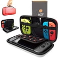 thumbnail image 5 of Orzly Carry Case Compatible With Nintendo Switch - RED & WHITE Protective Hard Portable Travel Carry Case Shell Pouch for Nintendo Switch Console & Accessories, 5 of 5