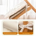 thumbnail image 7 of Chair Pads ,Soft Plush Seat Pads with Ties ,Comfortable Warm Non Slip Seat Cushions Washable for Kitchen Patio Garden Farmhouse,, 7 of 7